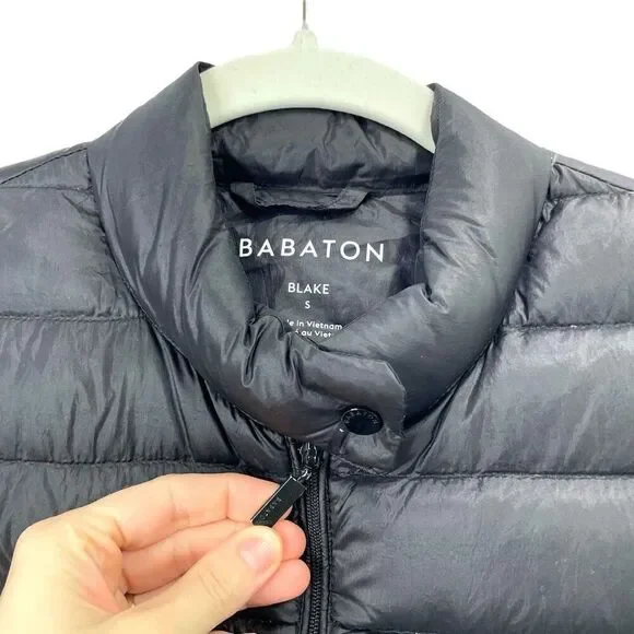 Aritzia Babaton Blake down puffer vest Size S black - Picture 4 of 12